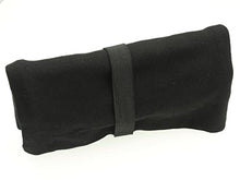 Carica l'immagine nel visualizzatore di Gallery, Russo Handmade: Astuccio Portatabacco/Accessori, Tessuto Jeans. Uomo/Donna Idrorepellente Antimacchia. Doppia Cerniera Tabacco e Filtri: 4 Scomparti (Jeans nero)