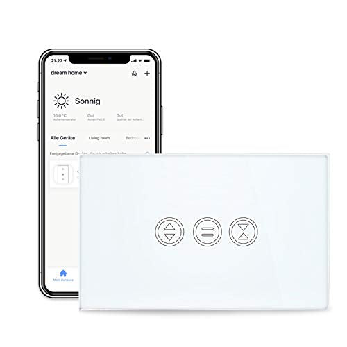 LoraTap Interruttore WiFi per Tenda, Tattile Controllo APP o...