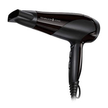 Carica l&#39;immagine nel visualizzatore di Gallery, Remington Asciugacapelli Professionale con Ioni, Phon Ionic Dry 2200W, accessori 1 concentratore ed 1 diffusore inclusi, 3 temperature, D3198, [Esclusiva Amazon]