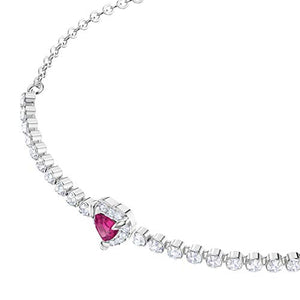 Swarovski Bracciale One, Cristallo Rosso, Rodiato, da Donna - Ilgrandebazar