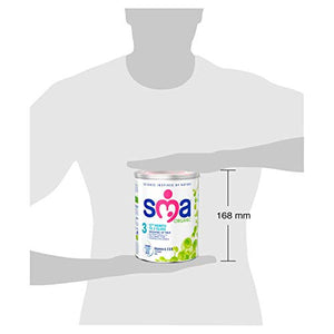 Sma - Latte biologico da 1 a 3 anni, 800 g
