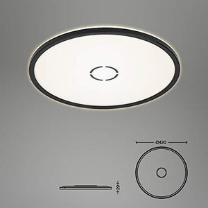Briloner Leuchten Plafoniera a LED, lampada da soffitto con effetto...