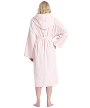 Carica l&#39;immagine nel visualizzatore di Gallery, Astra Accappatoio in Spugna con Cappuccio, per Uomo e Donna, L-XL, Rosa - Ilgrandebazar