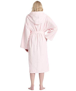 Astra Accappatoio in Spugna con Cappuccio, per Uomo e Donna, L-XL, Rosa - Ilgrandebazar