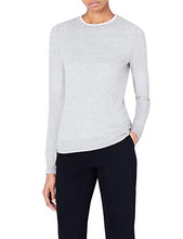 Carica l&#39;immagine nel visualizzatore di Gallery, Marchio Amazon - MERAKI Pullover Lana Merino 42, Grigio (Light Grey Marl) - Ilgrandebazar