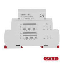 Carica l&#39;immagine nel visualizzatore di Gallery, Relè temporizzatore ciclo AC 230V GRT8-S1 Mini temporizzatore ciclo asimmetrico ON/OFF Relè tempo ciclo ripetuto