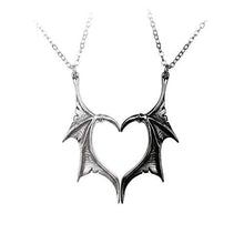 Carica l&#39;immagine nel visualizzatore di Gallery, Alchemy Gothic Darkling Heart Pendenti di amicizia - Ilgrandebazar