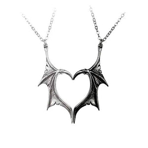 Alchemy Gothic Darkling Heart Pendenti di amicizia - Ilgrandebazar