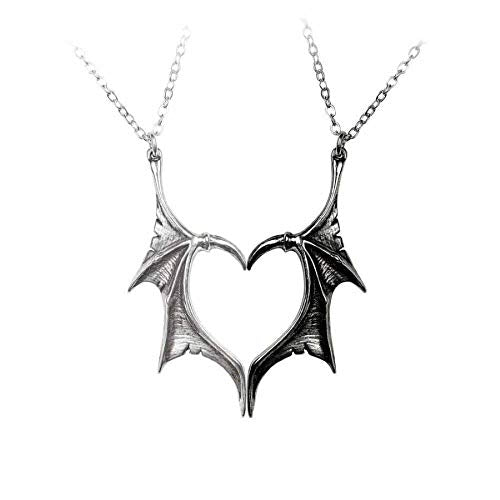 Alchemy Gothic Darkling Heart Pendenti di amicizia - Ilgrandebazar