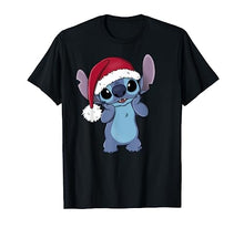 Carica l'immagine nel visualizzatore di Gallery, Disney Lilo &amp; Stitch Natale Santa Hat Stitch Maglietta