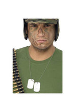 Carica l&#39;immagine nel visualizzatore di Gallery, Smiffys Piastrine su catenina, argento alluminio - Ilgrandebazar