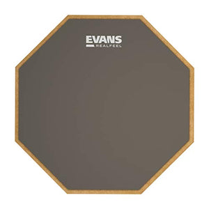 Evans RF12G Pad Allenatore RealFeel, 12" 30.5cm un lato - Ilgrandebazar