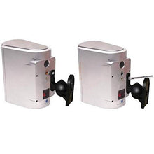 Carica l&#39;immagine nel visualizzatore di Gallery, Techly 309692 Coppia Staffe Speakers a Parete Universali Regolabili Nero