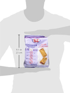 Sz - Senza Zucchero Biscotti Rossobrini Farciti ai Mirtilli Rossi - 300 G