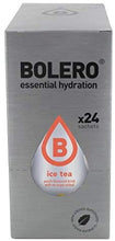 Carica l'immagine nel visualizzatore di Gallery, Bolero Drink Ice Tea Peach 24 Bustine Preparato Polvere Solubile In Acqua Tè Freddo Gusto Pesca Prodotto Ideale Per Sport Integratore Sali Minerali Con Vitamina C e 0 Grassi Gluten Free