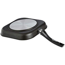 Carica l&#39;immagine nel visualizzatore di Gallery, AmazonBasics, Bistecchiera antiaderente, per piano cottura a induzione, 28 cm - Ilgrandebazar