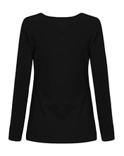 Carica l'immagine nel visualizzatore di Gallery, YOINS Camicette Donna Manica Lunga Maglia Pizzo Crop Magliette XXL, Nero - Ilgrandebazar