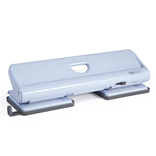 Rapesco Perforatore a 4 fori 720, Fora fino a 22 fogli 80gsm, Celeste Azzurro - Ilgrandebazar