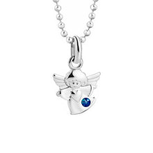 Carica l&#39;immagine nel visualizzatore di Gallery, butterfly Bambine Ragazze Catena Argento 925 Swarovski Elements Originali...