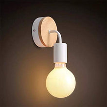 Carica l&#39;immagine nel visualizzatore di Gallery, JINYU Retro industriale rustico lampada da parete in metallo 2 Pacchi, Bianco - Ilgrandebazar