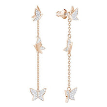 Carica l&#39;immagine nel visualizzatore di Gallery, Swarovski Orecchini Lilia, Cristallo Bianco, Placcati Nella Tonalità Oro... - Ilgrandebazar