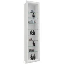 Carica l&#39;immagine nel visualizzatore di Gallery, 13Casa - Cristal A4 - Vetrina. Dim: 42x17,5x169 h cm. Col: Bianco. Mat:... - Ilgrandebazar