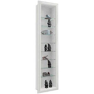 13Casa - Cristal A4 - Vetrina. Dim: 42x17,5x169 h cm. Col: Bianco. Mat:... - Ilgrandebazar