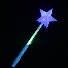 Carica l&#39;immagine nel visualizzatore di Gallery, STOBOK Bacchette magiche Luminose LED Forma Stelle Bacchetta Come mostrato