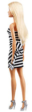 Carica l&#39;immagine nel visualizzatore di Gallery, Mattel Barbie 60° Anniversario, Bambola con Vestito a Righe Bianco e Nero,... - Ilgrandebazar