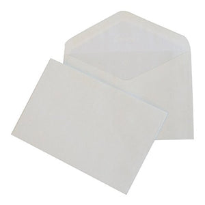 Pigna 0388674 Buste Taglio a Punta, Senza Finestra, Gommata, 12 x 18 cm, 80...