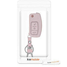 Carica l'immagine nel visualizzatore di Gallery, kwmobile Cover Copri-Chiave Compatibile con Ford 3 Tasti oro rosa