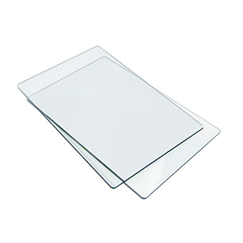 Sizzix 655093 Piani da Taglio Standard, 1 Paio, Plastico, 22.5 x Trasparente