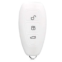 Carica l'immagine nel visualizzatore di Gallery, kwmobile Cover Chiave Compatibile con Ford 3 Strisce Rally blu / bianco