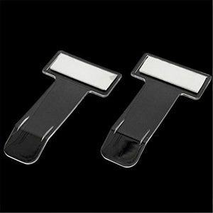 Yongbest Porta Biglietti di Parcheggio,12 Pezzi Adesive Trasparenti 12 PCS - Ilgrandebazar