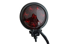 Carica l&#39;immagine nel visualizzatore di Gallery, Moto LED Luce Stop Posteriore - Omologato - Nero Lucido con Lente Rossa per...