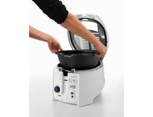 Carica l&#39;immagine nel visualizzatore di Gallery, De&#39;Longhi F28533.W1 RotoFry Friggitrice con Cestello Rotante, Frittura Leggera, Facile Pulizia Grazie alla Vasca Removibile, Termostato Regolabile, Timer con Segnale Acustico, Capacità olio 1,3L