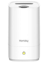 Carica l&#39;immagine nel visualizzatore di Gallery, Homasy Umidificatore 4,5 L, Ultrasuoni a Riempimento Bianco
