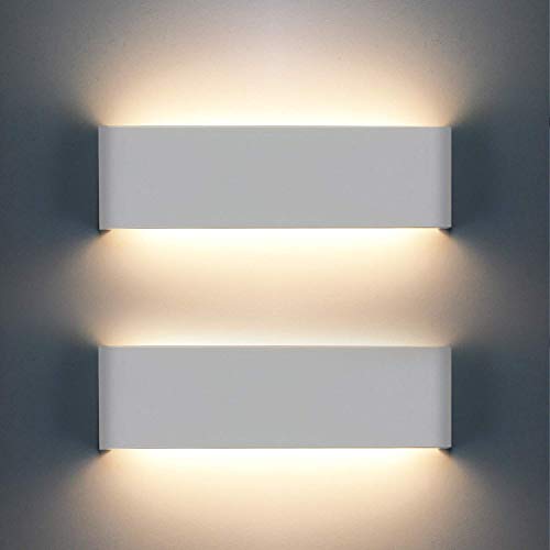 OOWOLF LED Lampada da Parete Interno 12W 1200LM, Applique Interno... - Ilgrandebazar