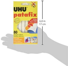 Carica l'immagine nel visualizzatore di Gallery, UHU Patafix 41710 - Gomma adesiva removibile, Bianco, confezione da 80 gommini
