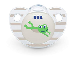 NUK 10175241 Trendline - Ciuccio ortodontico in silicone, da 0 a 6 mesi, 2... - Ilgrandebazar