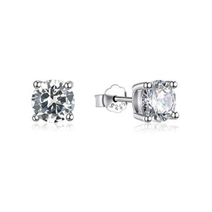 Gold Gala Orecchini Punto Luce in Argento 925 Rodiato con Zirconi Bianchi... - Ilgrandebazar