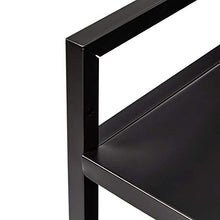 Carica l&#39;immagine nel visualizzatore di Gallery, Amazon Basics - Carrello su ruote, portaoggetti, a tre ripiani, Nero