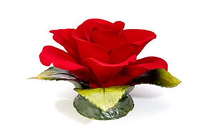 Rosa Rossa Fragrant In Porcellana Prodotta A Mano Italia Da... - Ilgrandebazar