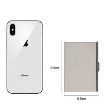 Carica l'immagine nel visualizzatore di Gallery, [2 Pezzi]Porta Carte di Credito in Acciaio per Uomini e Donne Argento+argento