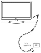 Carica l'immagine nel visualizzatore di Gallery, Poly Pool PP0622 Cavo Coassiale TV - Antenna, Spina Assiale e 5 METRI - Ilgrandebazar