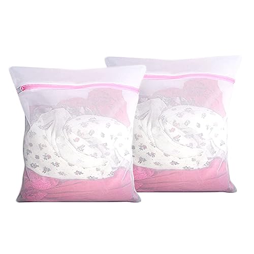 2 Pezzi Sacchetti Lavatrice Biancheria, Sacchetto Lavatrice 30 x 40 cm, Retina per Lavatrice con Cerniera Nascosta, Retine per Lavatrice Impedisce ai Vestiti di Deformarsi e Sgualcirsi