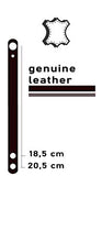 Carica l&#39;immagine nel visualizzatore di Gallery, Bracciale in pelle naturale regolabile con chiusura a clip ottone - Ilgrandebazar