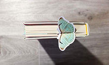 Carica l&#39;immagine nel visualizzatore di Gallery, 2 segnalibri farfalla 3d blu e verde, 2 butterfly bookmarks blue &amp; green - Ilgrandebazar