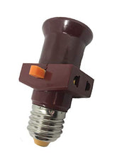 Carica l&#39;immagine nel visualizzatore di Gallery, Portalampada voleuse a vite E27 con interruttore 6 A, 220.00V Lot De 1 Douille