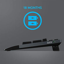Carica l&#39;immagine nel visualizzatore di Gallery, Logitech G613 Tastiera Gaming Meccanica Wireless, Lightspeed Rapida 1 ms 2.4...